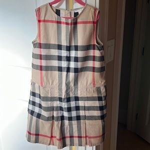 Girls Burberry dress excellent condition only worn one